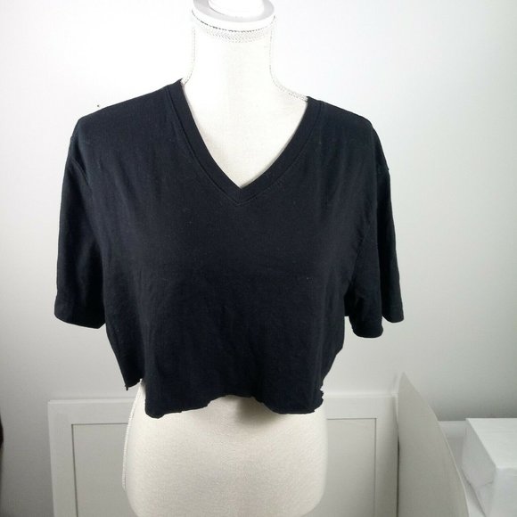 4/$20 Urban Pipeline Crop Top Large Black Cut - Picture 3 of 13
